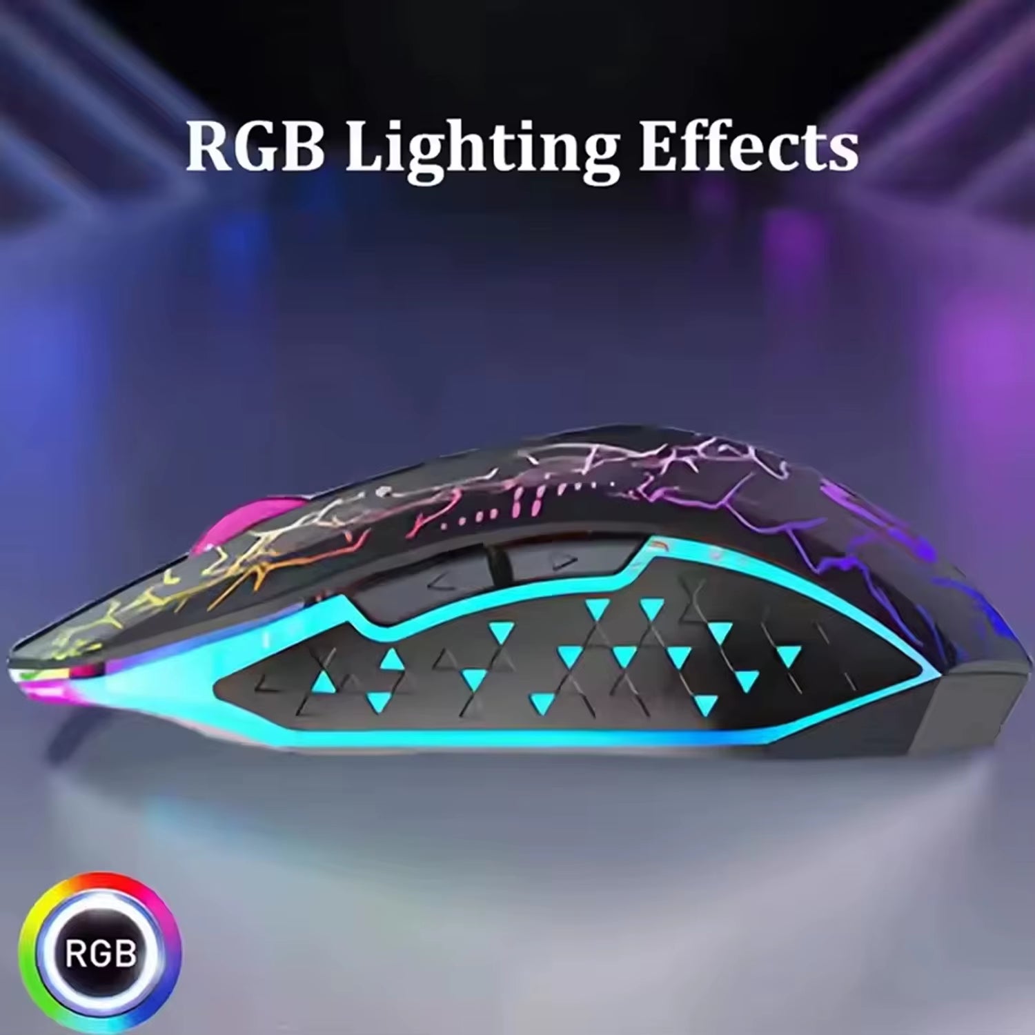 Bluetooth 5.2 Wireless Mouse RGB Gaming Mouse Silent Mouse Rechargeable for PC Laptop Mouse Ergonomic 1600DPI Mouse Mice HOT New